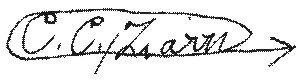 C. C. Zain Signature